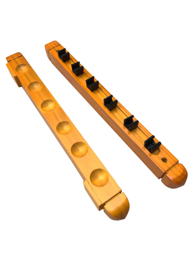 Generic Six Billiard Cue Wall Rack  - Image 1