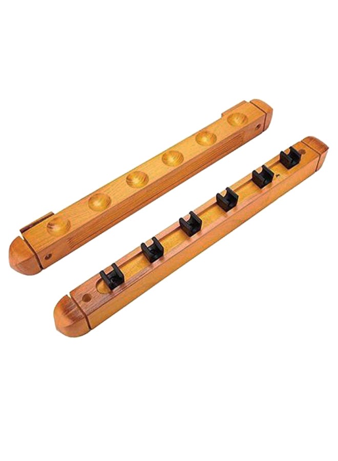 Generic Six Billiard Cue Wall Rack  - Image 2
