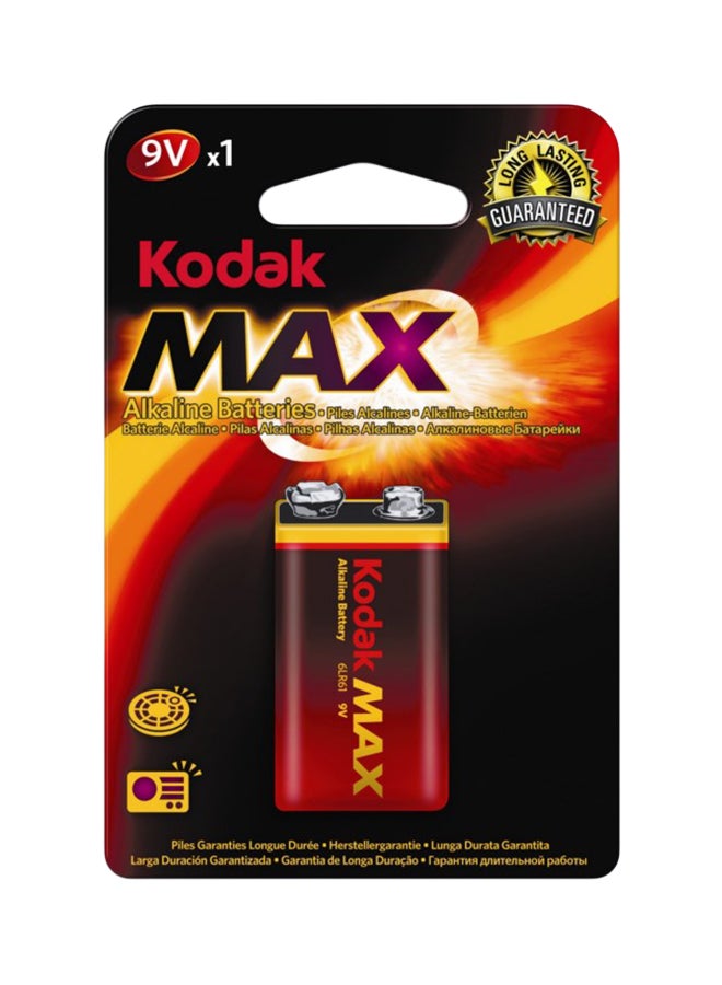 Kodak - K9V MAX Alkaline Battery Red - Image 1