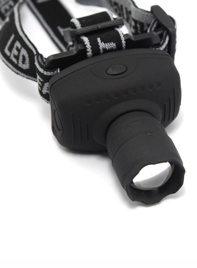 Waterproof LED Head Flashlight Black 2.5 x 7.4centimeter - Image 3