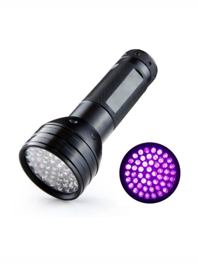 LED UV Detection Flashlight Black 3.6 x 11.5cm - Image 1