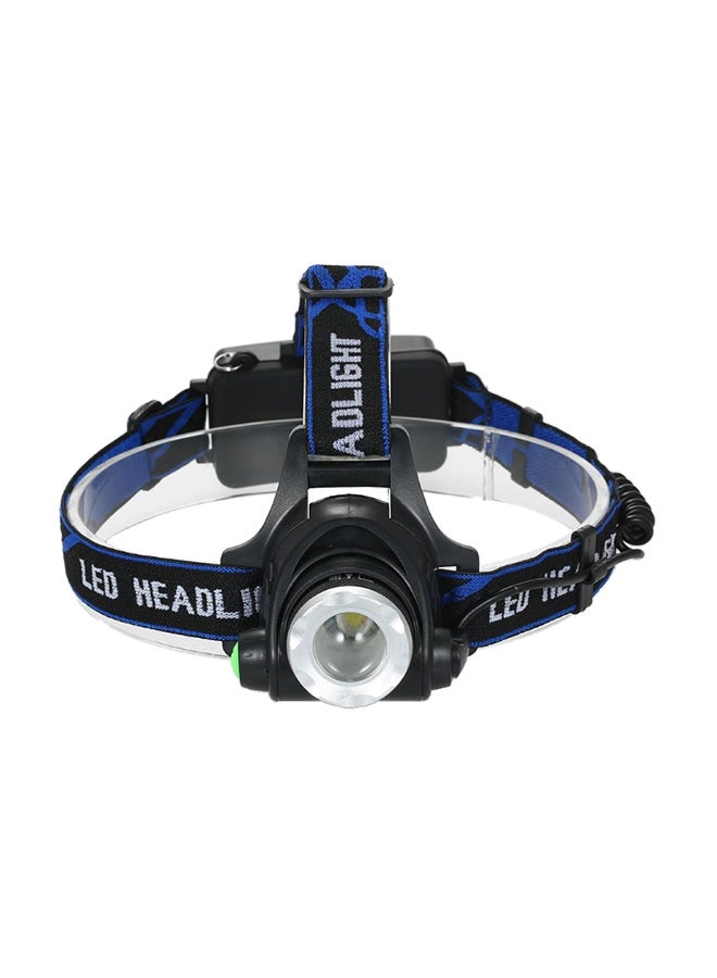 Rotatable Ultra Bright Head Flashlight Black/Blue 7.5 x 6.5cm - Image 1