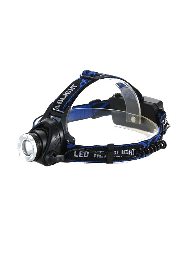 Rotatable Ultra Bright Head Flashlight Black/Blue 7.5 x 6.5cm - Image 2