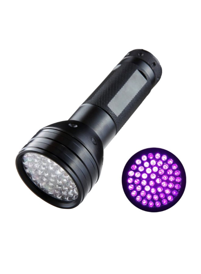 51 LED UV Portable Flashlight Black 14.6 x 5.6cm  - Image 2