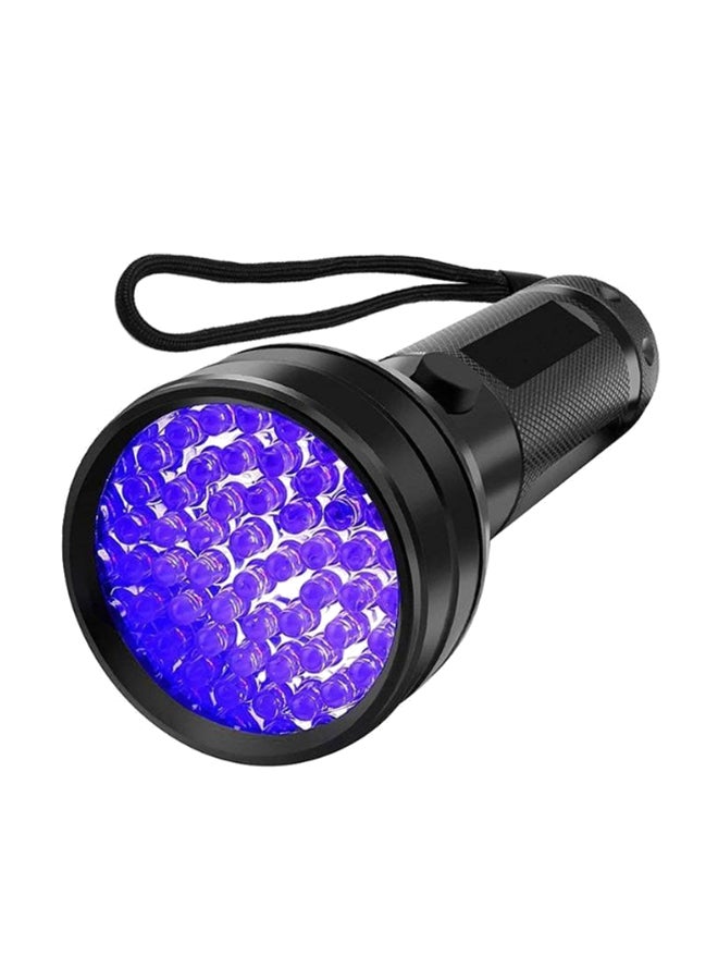 51 LED UV Portable Flashlight Black 14.6 x 5.6cm  - Image 1