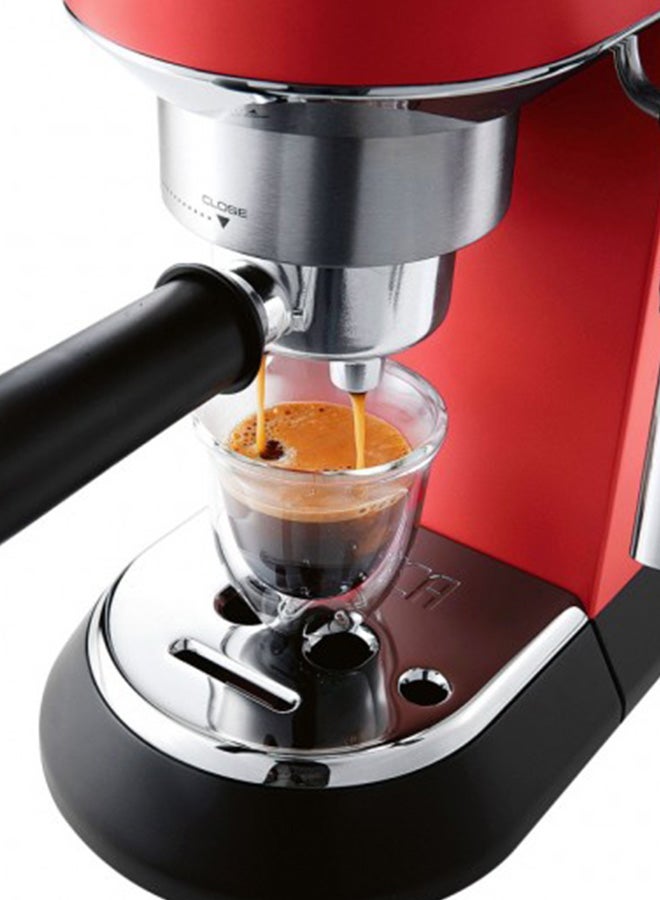 ديلونجي ماكينة صنع قهوة إسبريسو بمضخة 0.9 L 1300.0 W EC685-BLACK/RED أحمر وأسود - Image 4