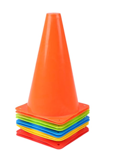10-Piece Sport Training Traffic Cone Set 5.3 x 9inch 5.3 x 9inch