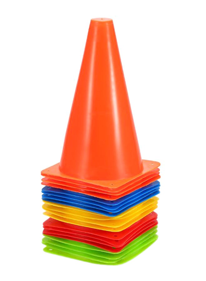 Generic 20-Piece Sport Training Traffic Cone Set 5.3 x 9inch  - Image 1