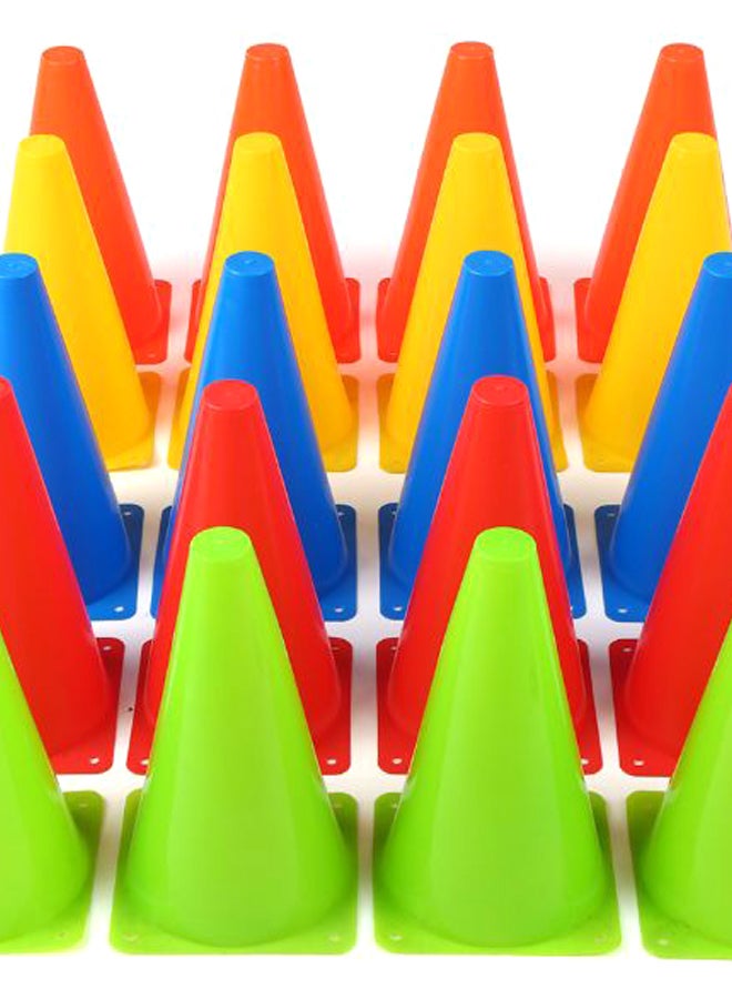 Generic 20-Piece Sport Training Traffic Cone Set 5.3 x 9inch  - Image 2