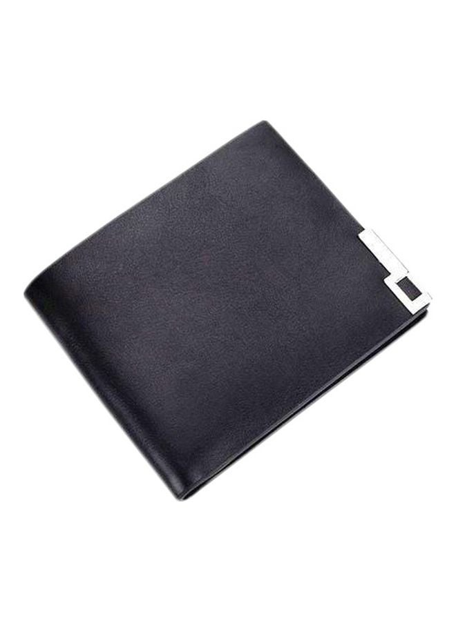 Bi-Fold Leather Wallet Black