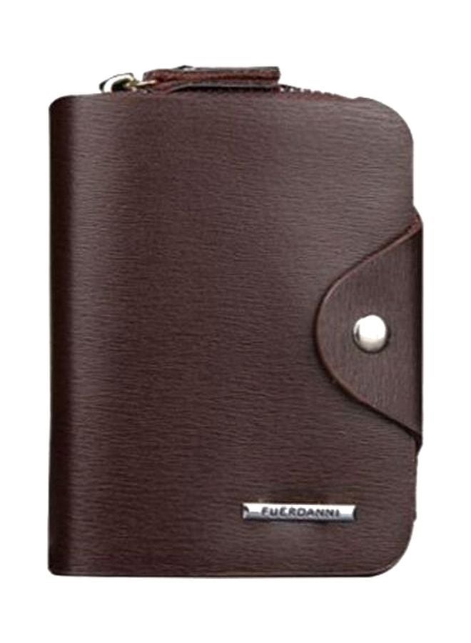 Fuerdanni Leather Wallet Brown