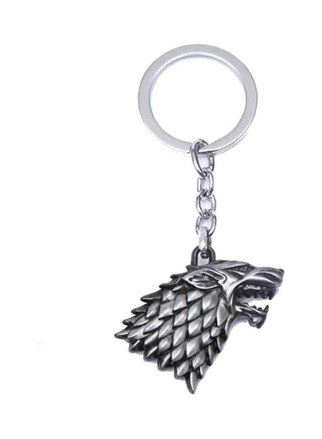 Game Of Thrones Themed Keychain Silver 