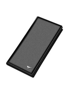 Sept Wolves Bi-Fold Leather Wallet Black  - Image 1