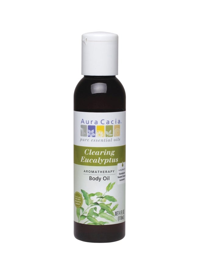Aura Cacia Clearing Eucalyptus Aromatherapy Body Oil - Image 1