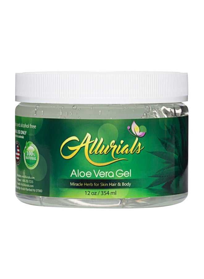 Allurials Pure And Organic Aloe Vera Gel 354ml - Image 1