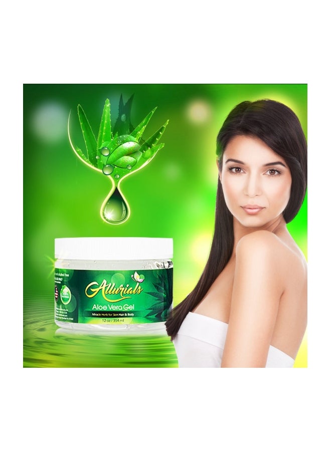Allurials Pure And Organic Aloe Vera Gel 354ml - Image 2