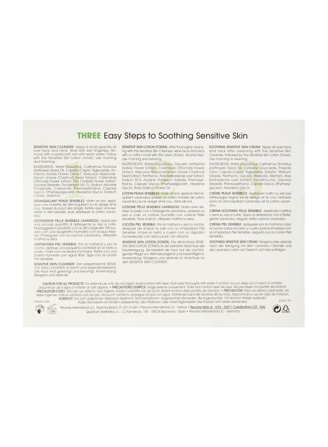 Pevonia Pack Of 3 Skincare Solution Sensitive Skin Kit - Image 2