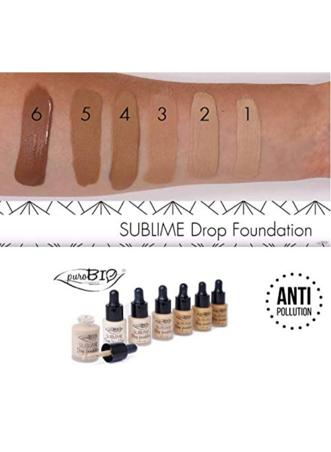 puroBIO Certified Organic Cosmetics - Sublime Drop Liquid Foundation Beige - Image 1