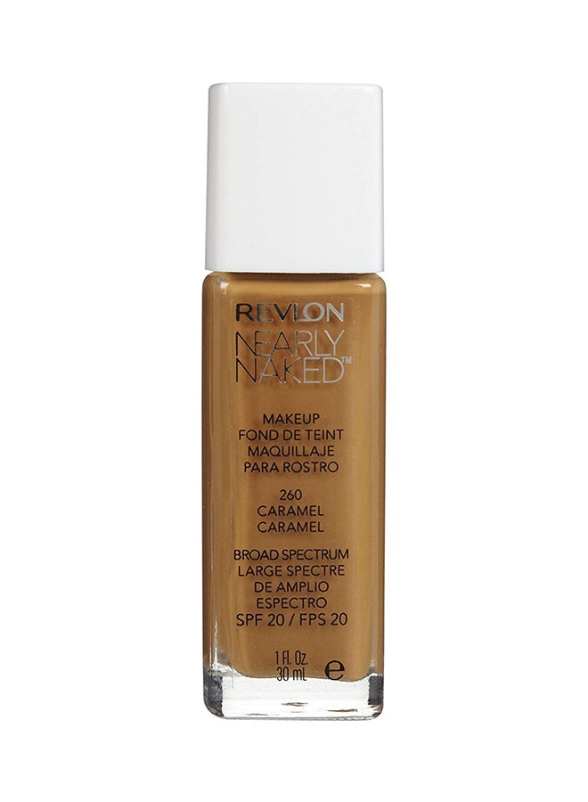 ريفلون كريم أساس نيرلي نيكيد بمعامل الحماية من الشمس SPF 20 كراميل