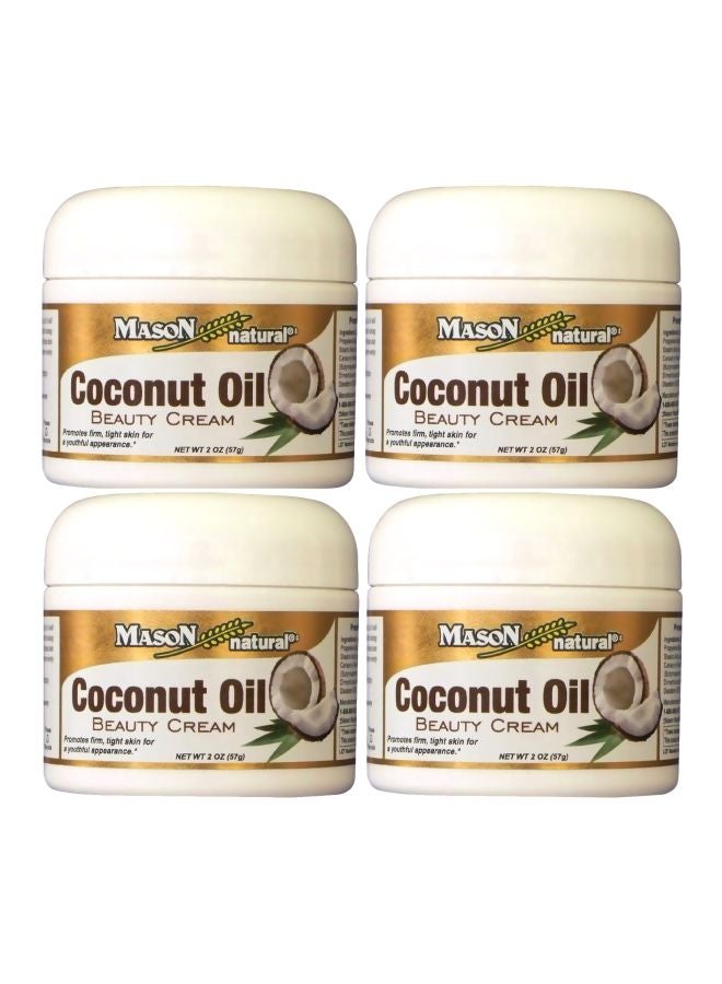 Pack Of 4 Coconut Oil Beauty Cream 57grams - v1570721798/N30620775A_1