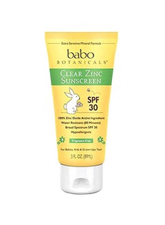 Babo Botanicals Pack of 2 Clear Zinc Sunscreen SPF 30  - Image 1