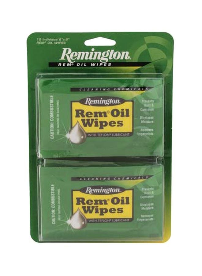 Interstate Arms Corp 12-Piece Rem Oil Wipe Set White - Image 1