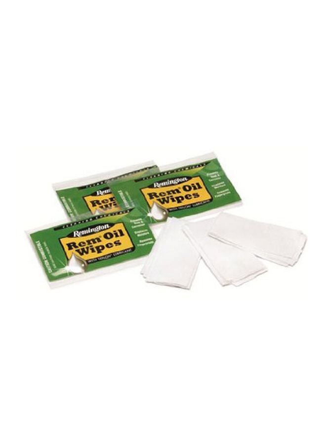 Interstate Arms Corp 12-Piece Rem Oil Wipe Set White - Image 2