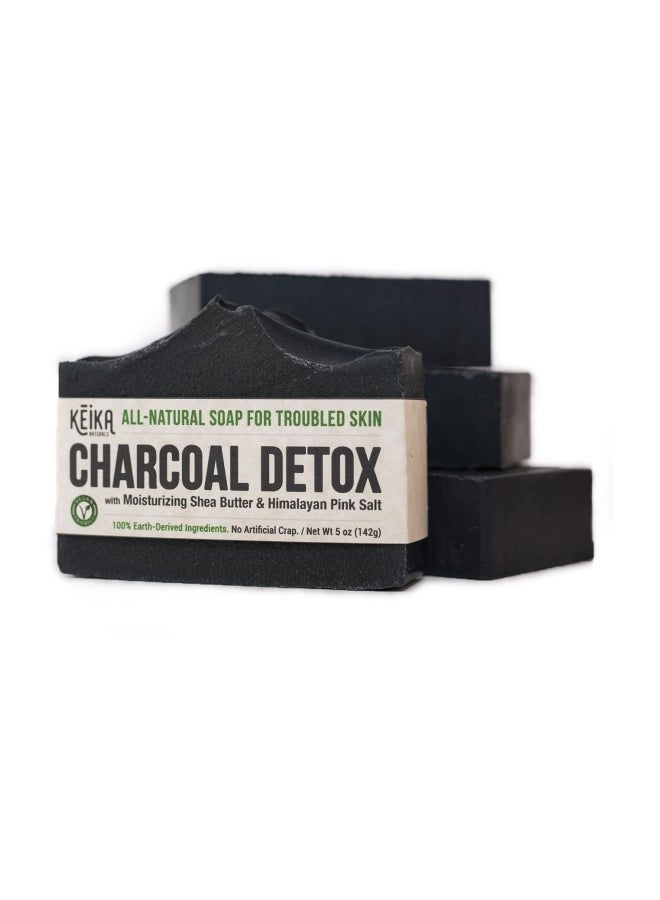 keika naturals Charcoal Detox All Natural Soap For Troubled Skin  - Image 2