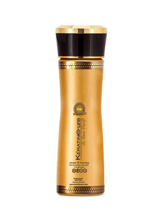 Keratin Cure - Gold And Honey Bio Brazillian Keratin Treatment 160ml - Image 1