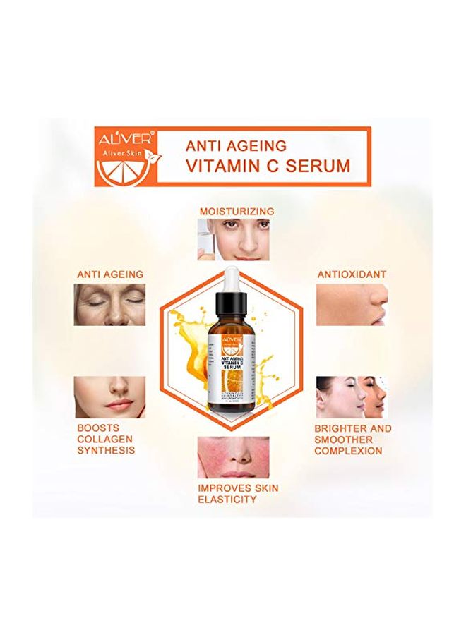 أليفر سيروم بخلاصة فيتامين C لمكافحة علامات التقدم في السن - Image 2