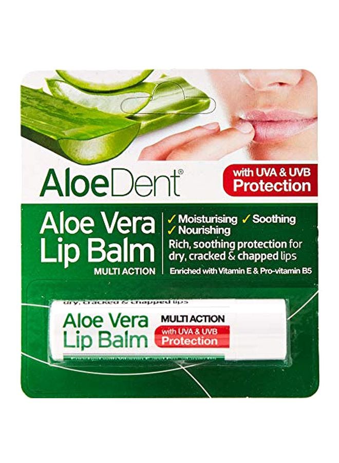 Aloe Dent Aloe Vera Sun Protect Lip Balm Tea-Tree 4grams 