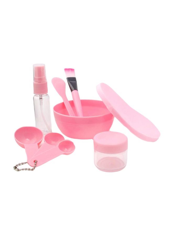 Adecco LLC - 9 In 1 DIY Facial Mask Bowl Kit Pink/Black - Image 1