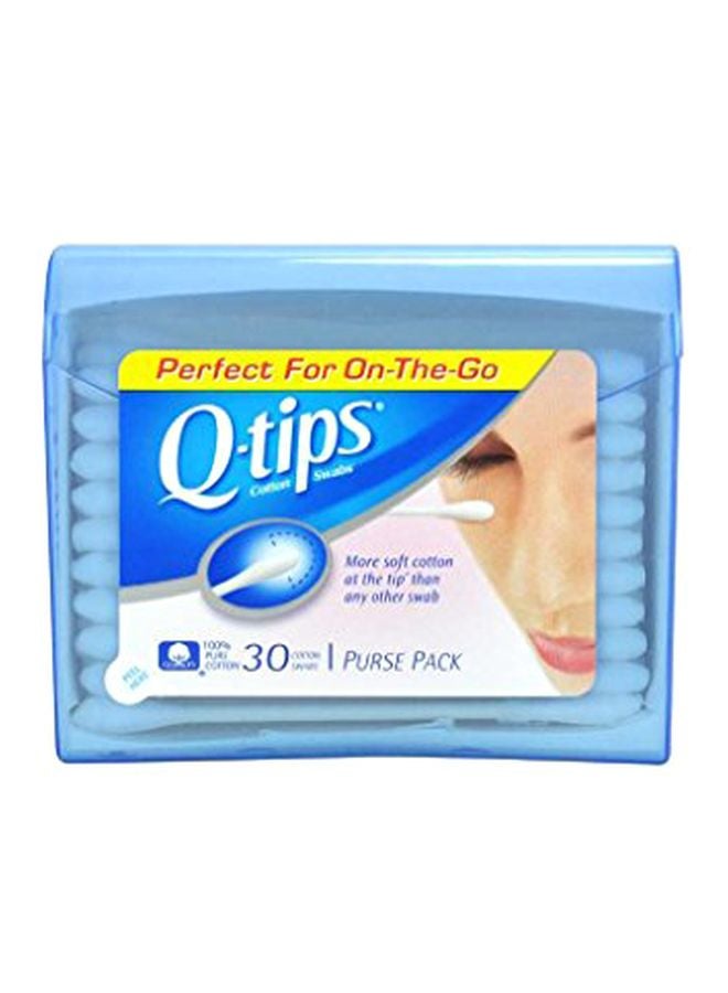 كيو-تيبس طقم أعواد قطنية من 30 قطعة أبيض - Image 1