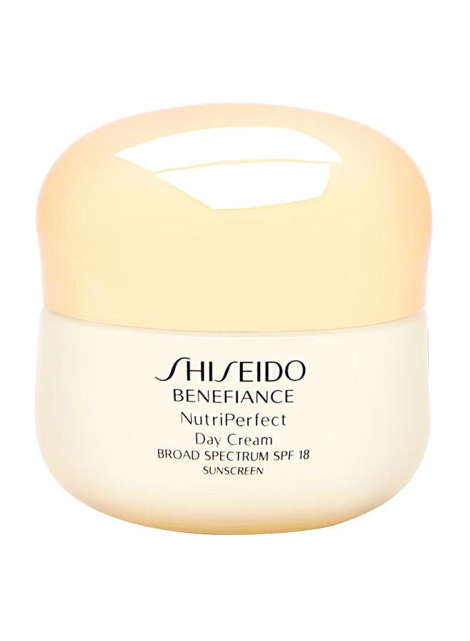 Shiseido Benefiance Spf 18 Nutri Perfect Day Cream - Image 1