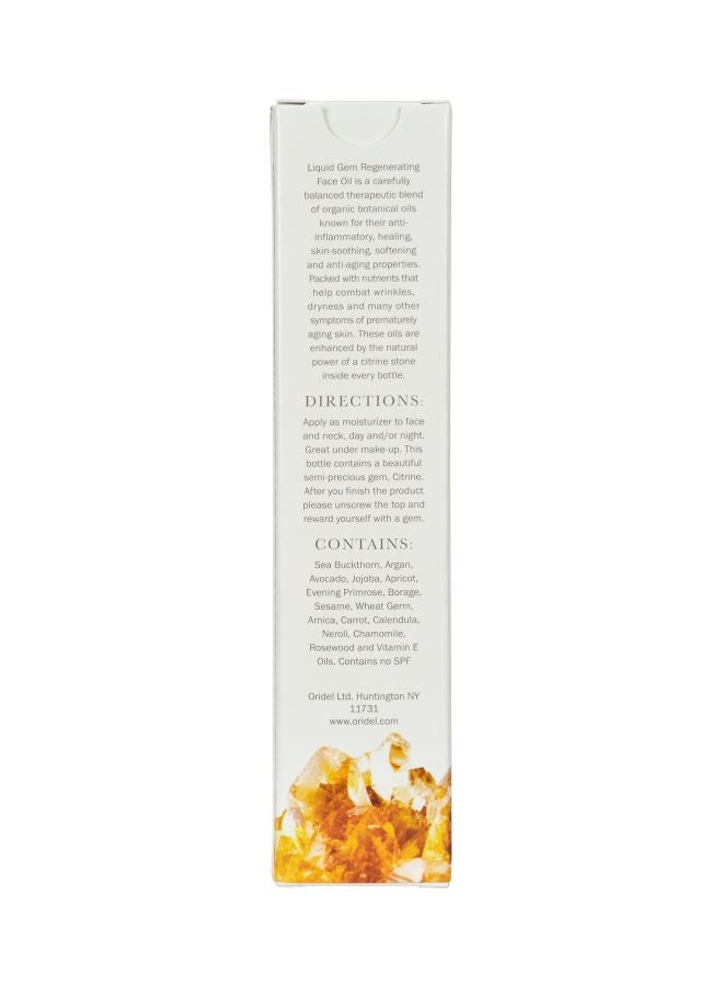 oridel Liquid Gem Regenerating Face Oil 30ml - Image 3