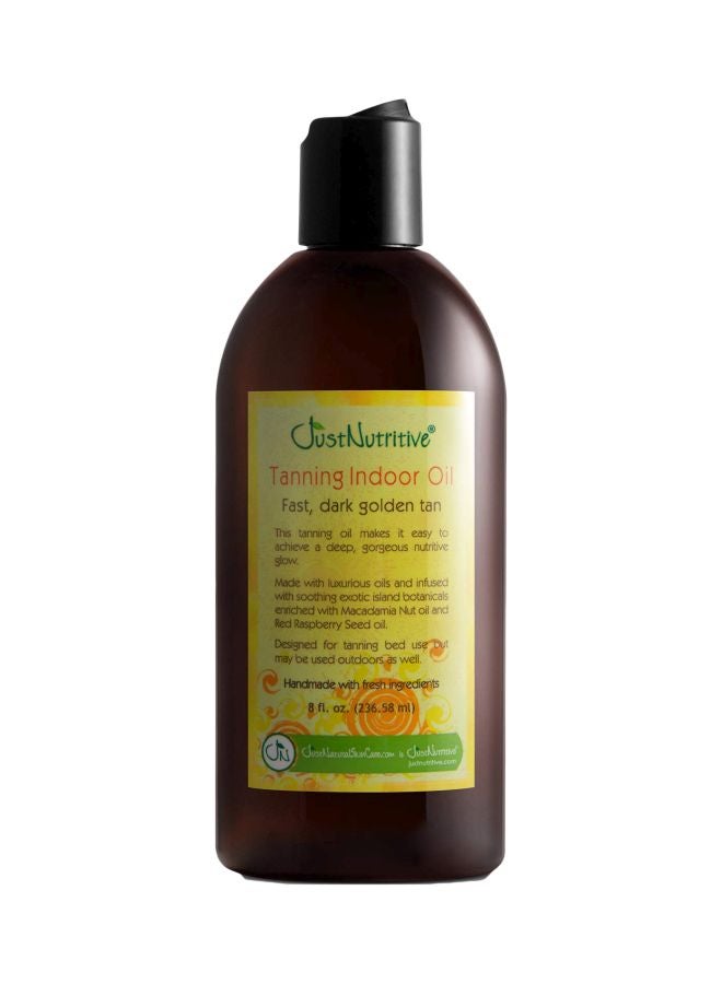 Just Nutritive Tanning Indoor Oil 236.58ml - Image 1