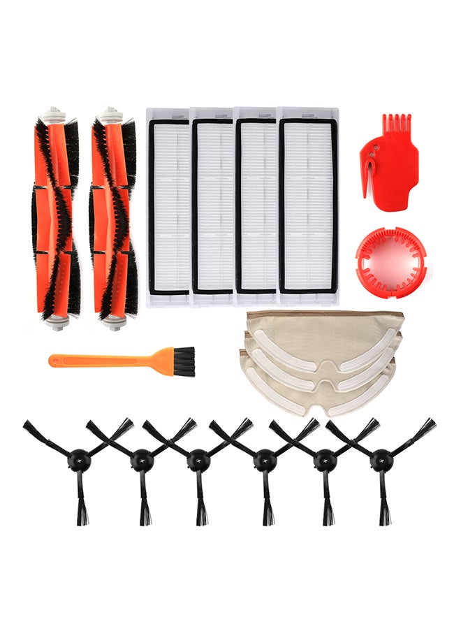 18-Piece Robotic Vacuum Cleaner Filters Side Brushes Main Brush Kit For Xiaomi Roborock S55 S50 S51  - Image 1