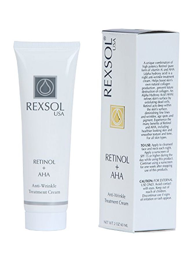 REXSOL Retinol With AHA Anti-Wrinkle Treatment Cream - Image 1
