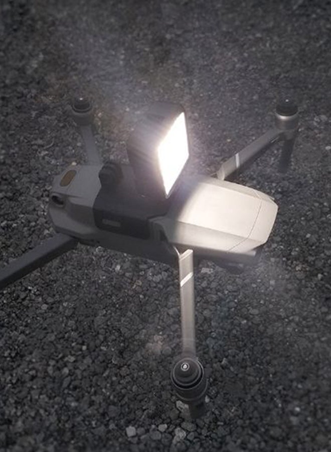 LED Light Camera Bracket Holder For DJI Mavic 2 Pro Black  - Image 2