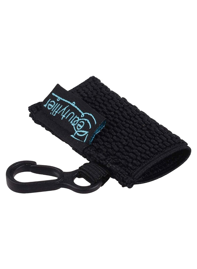 Beautyflier - Clip-On Sleeve Lip Balm Holder Pouch Black - Image 1