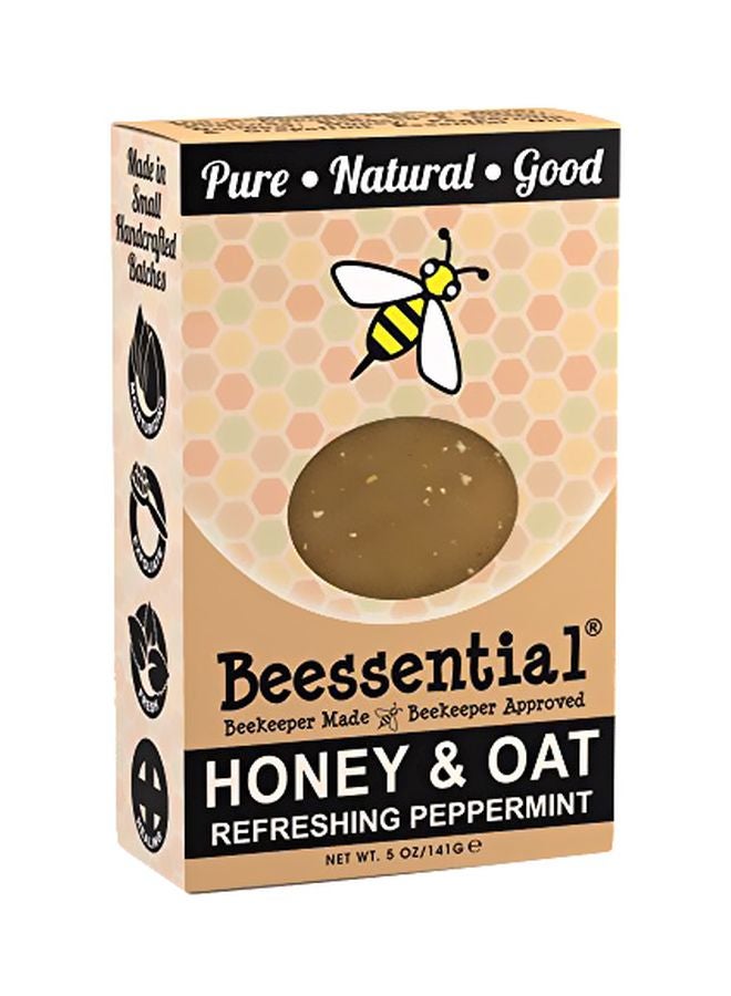 Honey And Oat Refreshing Peppermint Soap Bar