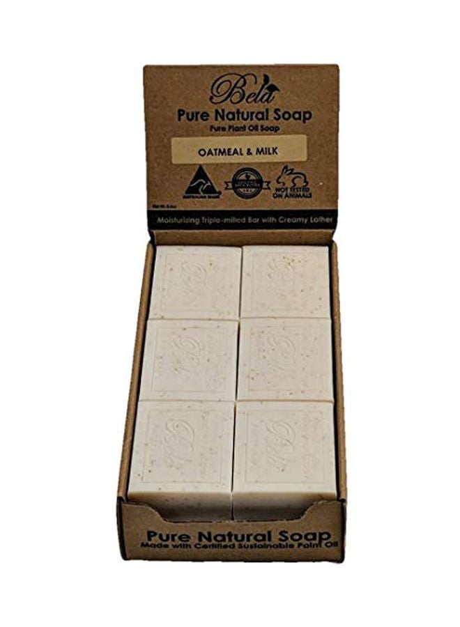 Set Of 12 Oatmeal And Milk Pure Natural Soap - v1570775948/N30627021A_1