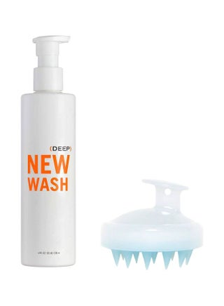 New Wash Deep Hair Shampoo Plus Conditioner With Scalp Brush - v1570779418/N30627469A_1