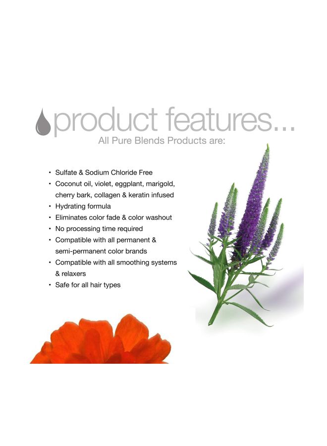 Pure Blends Chestnut Hydrating Color Depositing Shampoo - Image 3