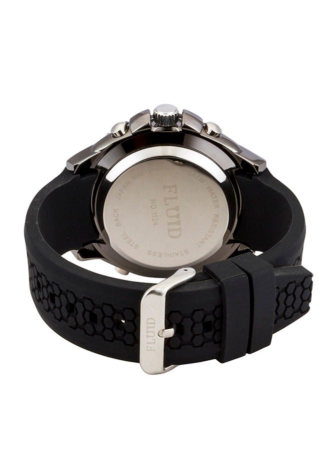 Fluid - Men's Resin Analog And Digital Wrist Watch FL-1124-GR - Image 1
