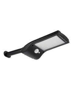 48 LEDs Solar Powered Wall Light With Remote Control Black