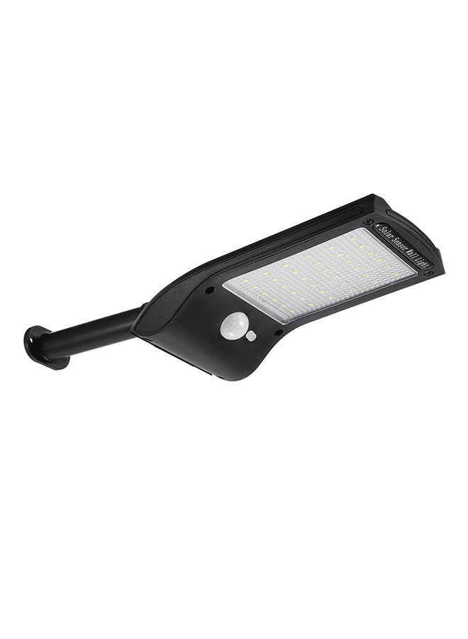 Generic - 48 LEDs Solar Powered Wall Light With Remote Control Black - Image 1