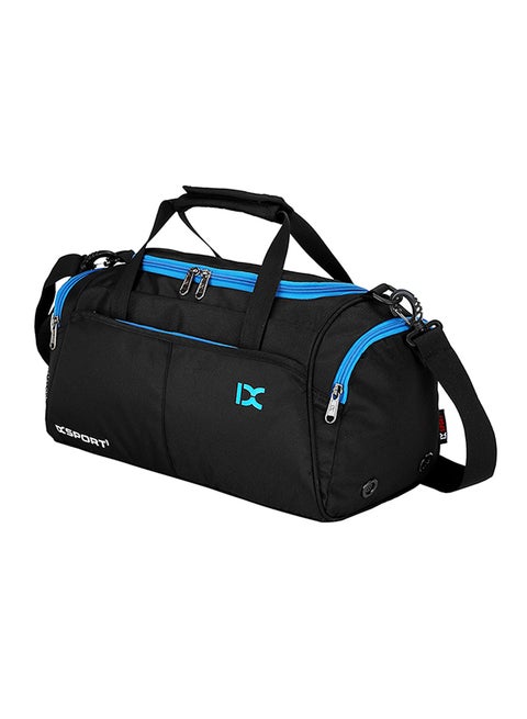 Waterproof Travel Duffle Bag With Shoe Compartment Black