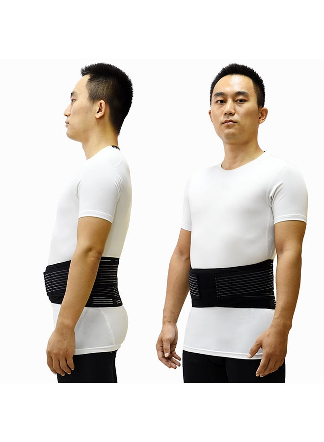 Generic Portable Double Layer Waist Support Belt For Lower Back Pain  - Image 2