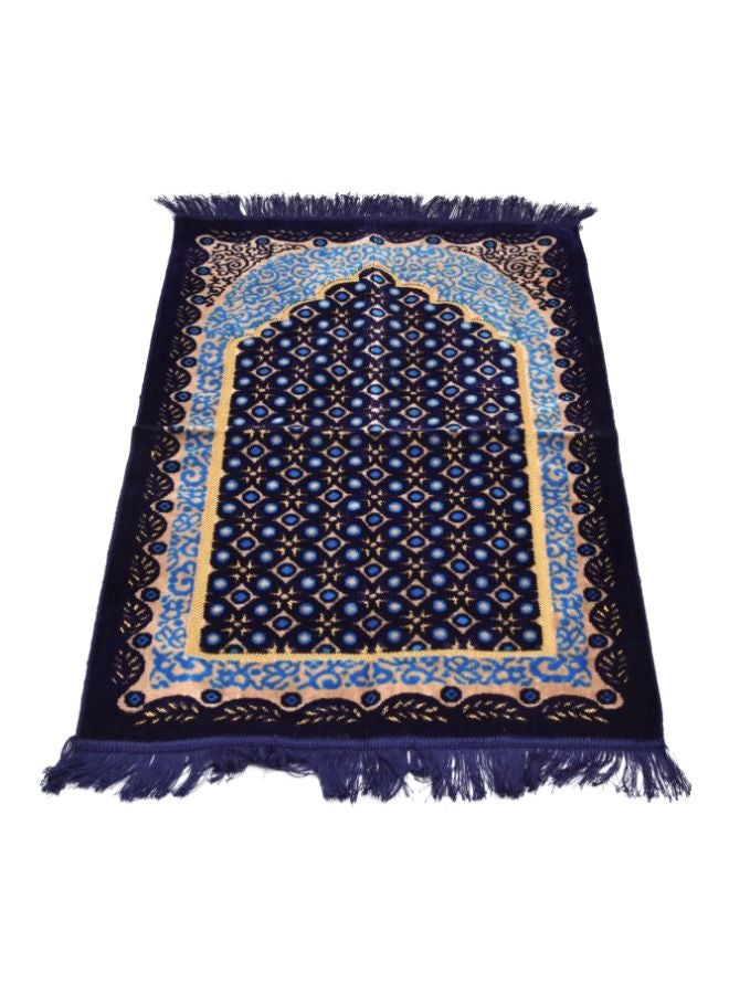 Velvet Prayer Mat Blue/Beige 70x110cm